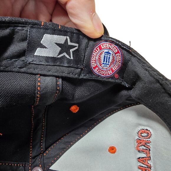 Brand New Oklahoma State Cowboys Starter Cap/Hat Hook & Loop Closure Licensed - Picture 9 of 12